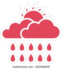 Vector Design Drizzle Icon Style