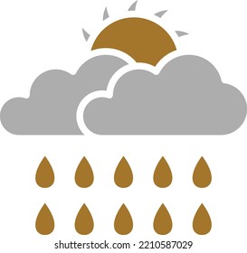 Vector Design Drizzle Icon Style