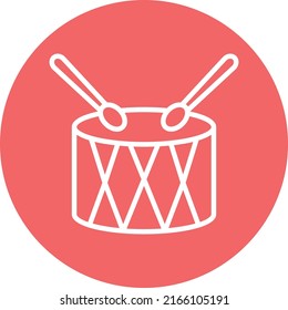 Vector Design Drum Icon Style