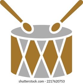 Vector Design Drum Icon Style