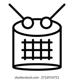 Estilo de ícone dos tambores de design de vetor