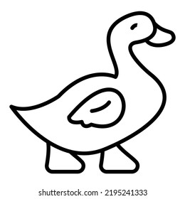 Vector Design Duck Icon Style