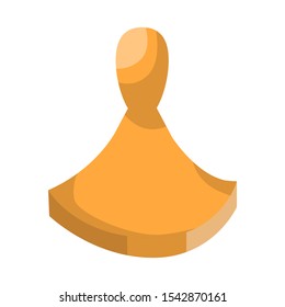 Vector design of dummy and hanger icon. Graphic of dummy and rack stock vector illustration.