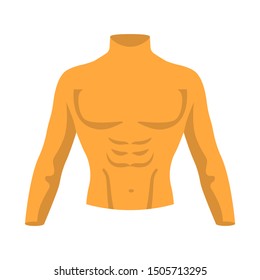 Vector design of dummy and torso icon. Graphic of dummy and male stock vector illustration.