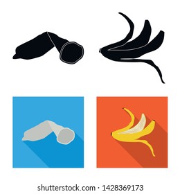 Vector design of dump and sort sign. Collection of dump and junk stock vector illustration.