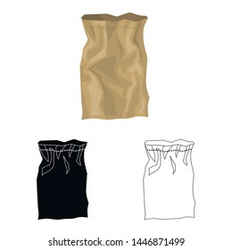 Vector design of dump and sort sign. Set of dump and junk vector icon for stock.