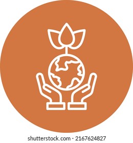 Vector Design Earth Day Icon Style