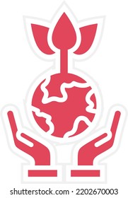 Vector Design Earth Day Icon Style