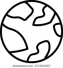 Vektordesign Earth-Symbolstil