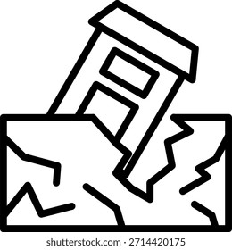 Vector Design Earthquake Icon Style