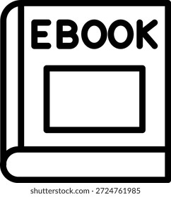 Vector Design Ebook Icon Style