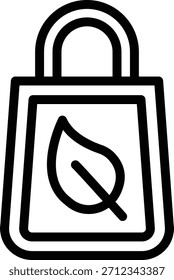 Vector Design Eco Bag Icon Style