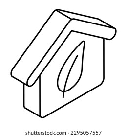 Vector design of eco home