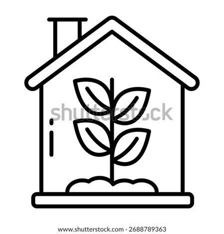 Vector design of eco home