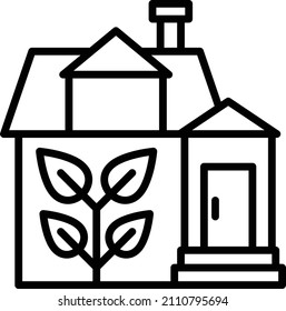 Vector Design Eco House Icon Style