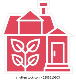 Vector Design Eco House Icon Style