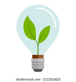 vector design, eco-friendly lighting shape illustration
