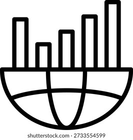 Diseño de Vector Diplomacia económica Icon Style