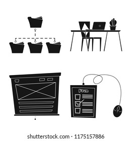 Vector design of education and learning symbol. Set of education and school vector icon for stock.