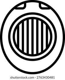 Vector Design Egg Slicer Icon Style