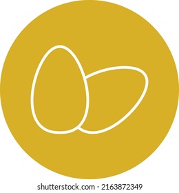 Vektordesign-Eier Symbol-Stil
