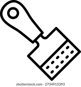 Vektor Design Elektrische Brokkoli Slicer Icon Stil
