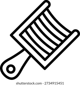 Vector Design Electric Radish Slicer Icon Style