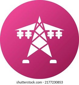 Vector Design Electric Station Icon Style