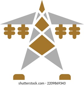Vector Design Electric Station Icon Style