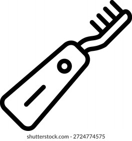 Estilo de icono de cepillo de dientes eléctrico de diseño de Vector
