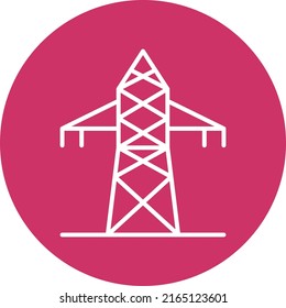 Vectordesign Electric Tower Icon Style