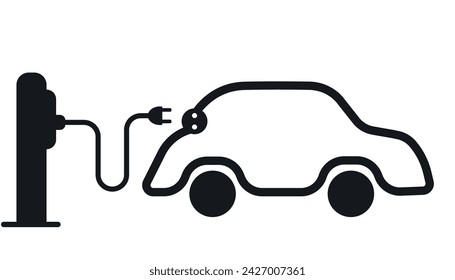 vector design of electric vehicle charging stations.green energy	
