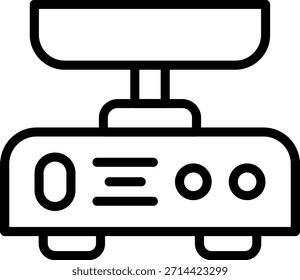Vector Design Electronic Balance Icon Style