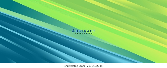 Vector Design element abstract background gradient green and blue