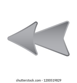 Vector design of element and arrow symbol. Set of element and direction stock symbol for web.