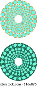  vector design element. Card design template. Can be used for invitation, menu, ottoman, card design, for pillow design, banners, signs and others Isolated on beige