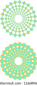  vector design element. Card design template. Can be used for invitation, menu, ottoman, card design, for pillow design, banners, signs and others Isolated on beige