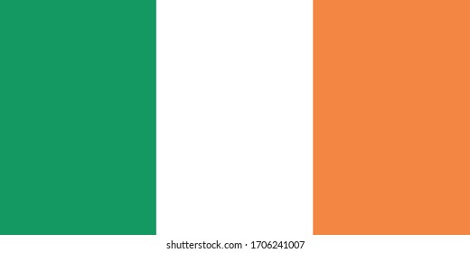 vector design element - flag of Ireland