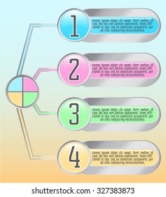 Vector design element : Illustrator Banner in various color