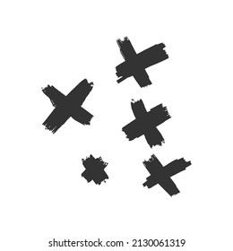 Vector design element isolated on a white background. It is well suited as an addition to doodle-style compositions.