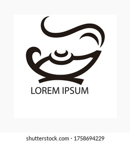 Elemento de diseño de vectores para el logotipo de su empresa, icono negro abstracto. Logotipos modernos, plantillas empresariales.