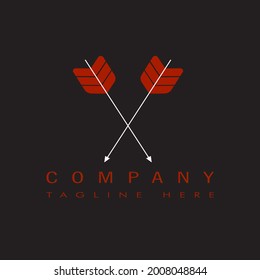 Vector design element for your company logo, abstract red icon. modern logotype, Business company template.