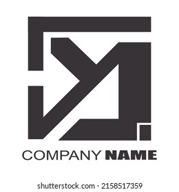vector design element for your company black icon modern type logo business company template