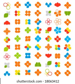 Vector design elements, 63 pieces