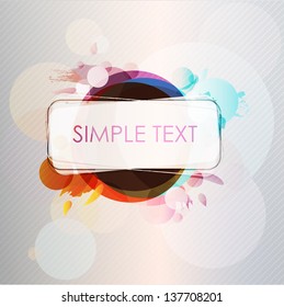 Vector design elements, abstract vector background