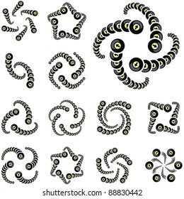 Vector design elements from arrow signs. Great collection.