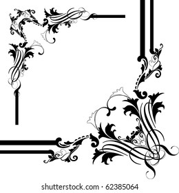 vector design elements for art frame