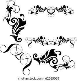vector design elements for art frame