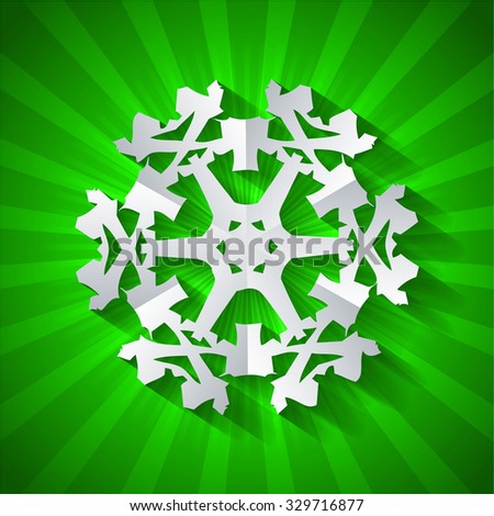 vector design elements christmas cardboard flake template joyful cut white holiday snow wintertime season abstraction background scene ceremony fashionable mark christmas temperature refreshing smilin