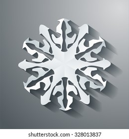 vector design elements christmas paper snowflakes template cheerful cut white holiday snow freeze season conceptual scene ceremony trendy mark christmas celebration cold warm grinning beauty art craft